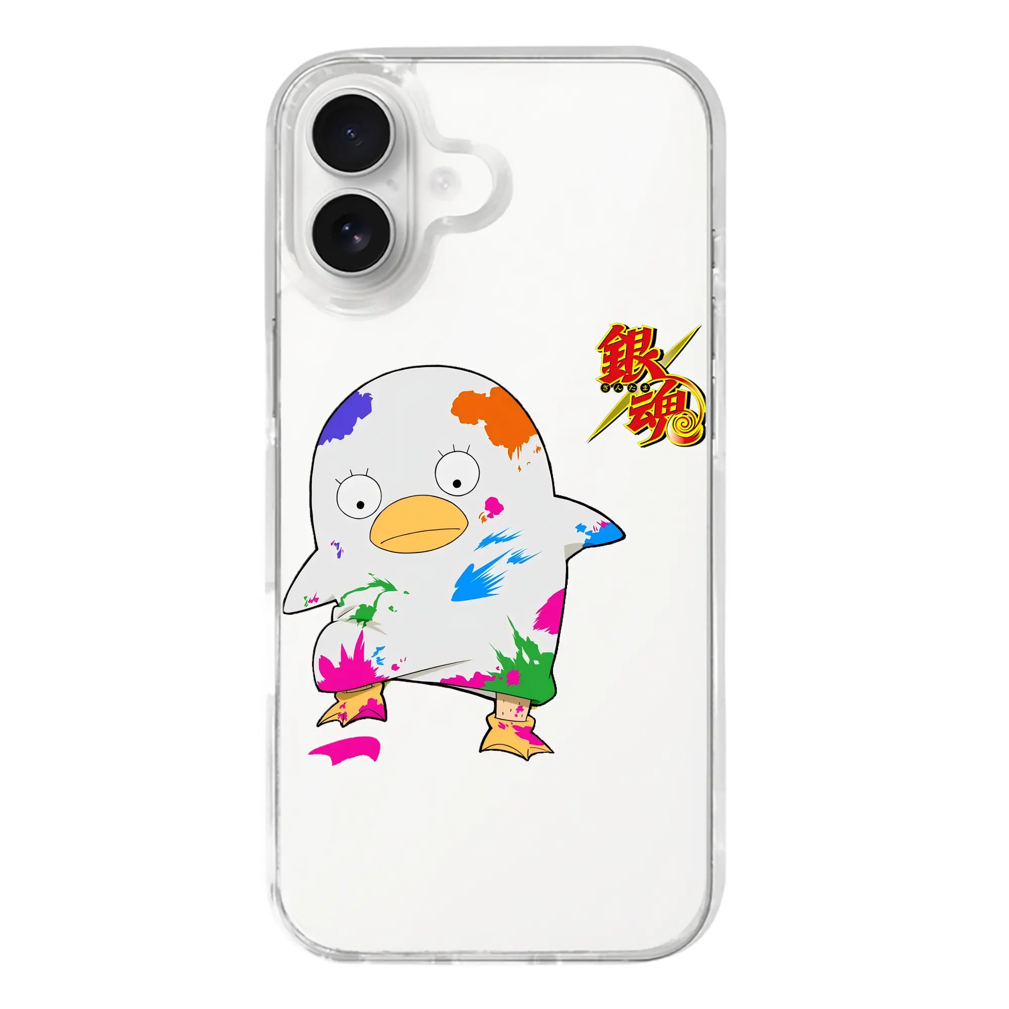 銀魂 グッズ エリザベス - iPhone 17シリーズ 透明スマホケース – 薄型・耐衝撃・精密フィット保護カバー